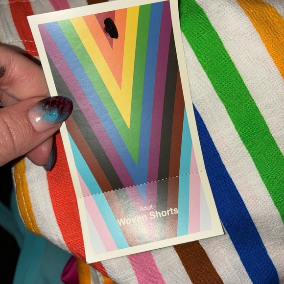 NEW Target Pride Shorts Rainbow Celebrate Cotton Rayon various sizes Lightweight - Picture 4 of 8